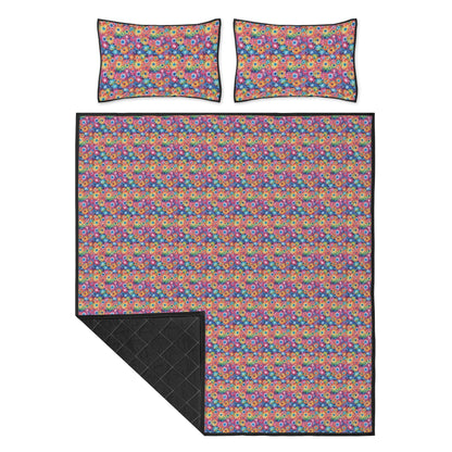 Daisy Tie-Dye Quilt Bedding Set - DeRose Seasonal