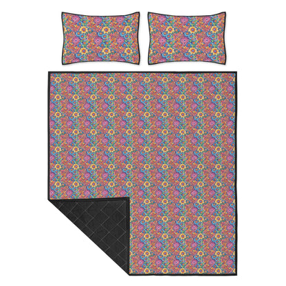 Groovy Flowers Quilt Bedding Set - DeRose Seasonal