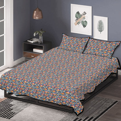 Tie-Dye Mushrooms Quilt Bedding Set - DeRose Seasonal