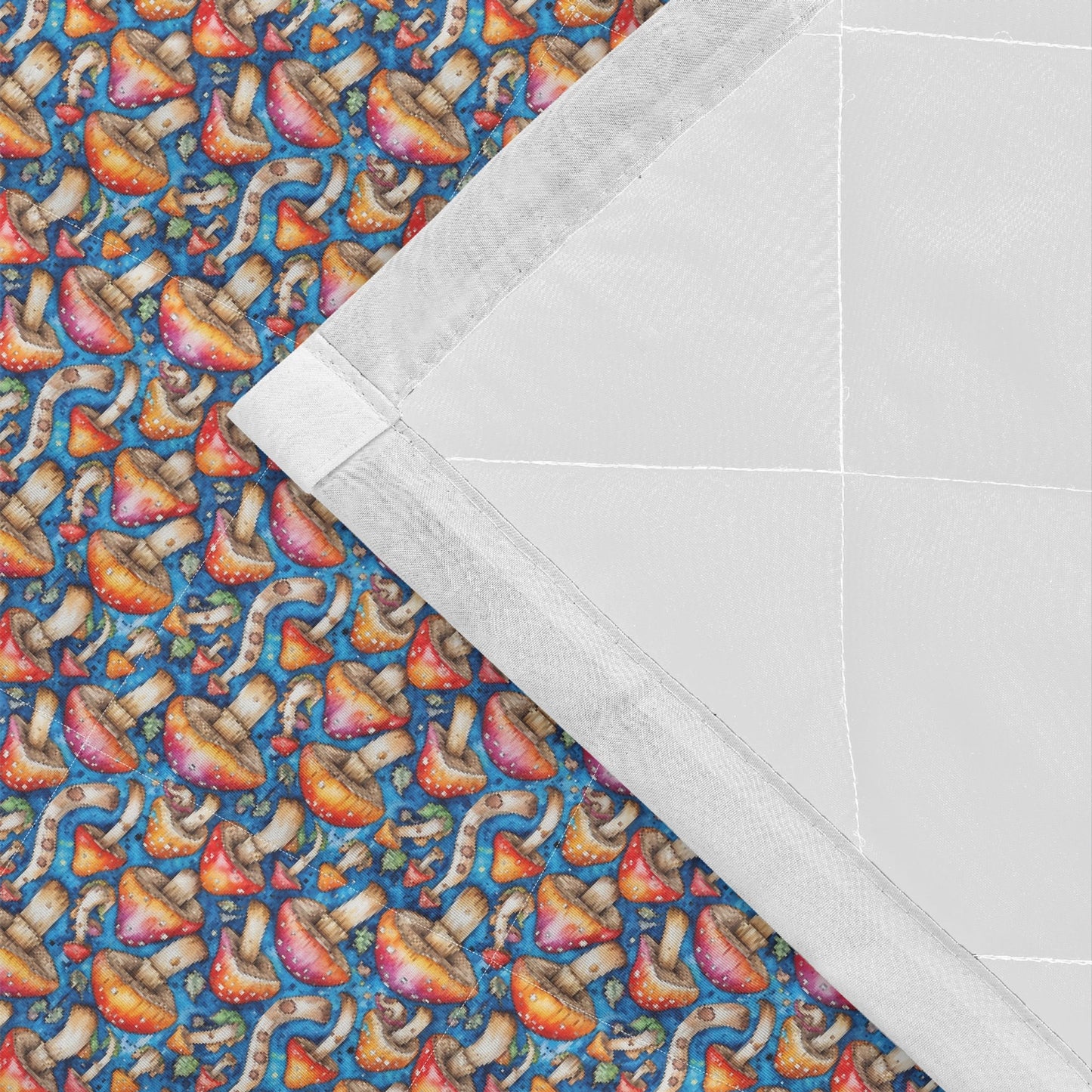 Tie-Dye Mushrooms Quilt Bedding Set - DeRose Seasonal