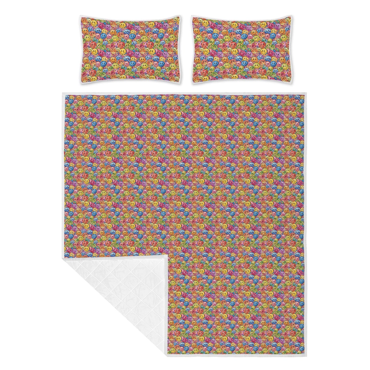 Trippy Smiles Quilt Bedding Set - DeRose Seasonal
