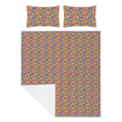 Trippy Smiles Quilt Bedding Set - DeRose Seasonal