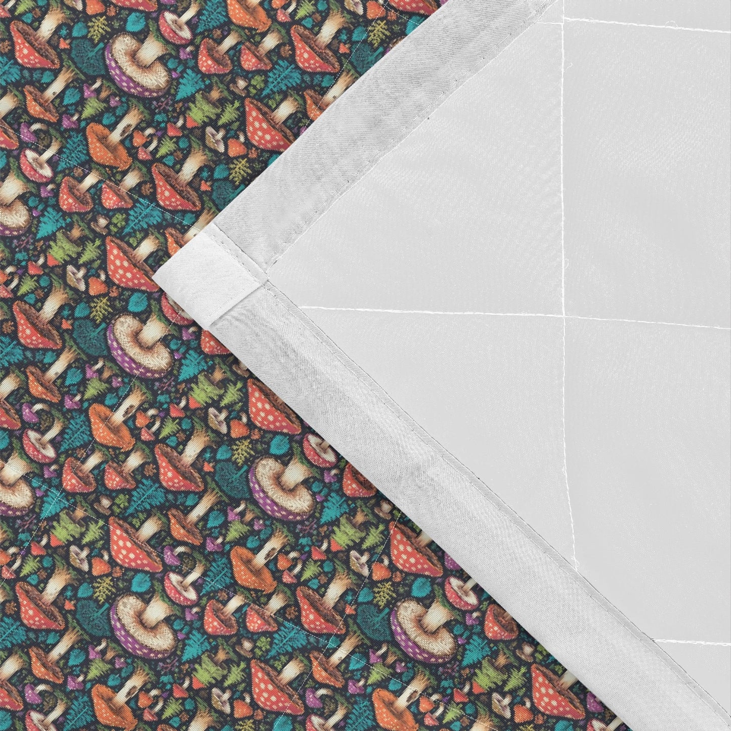 Forest Shrooms Quilt Bedding Set - DeRose Seasonal