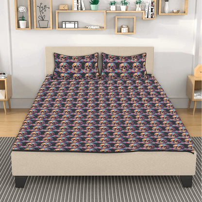 Dripping Skull Quilt Bedding Set - DeRose Seasonal