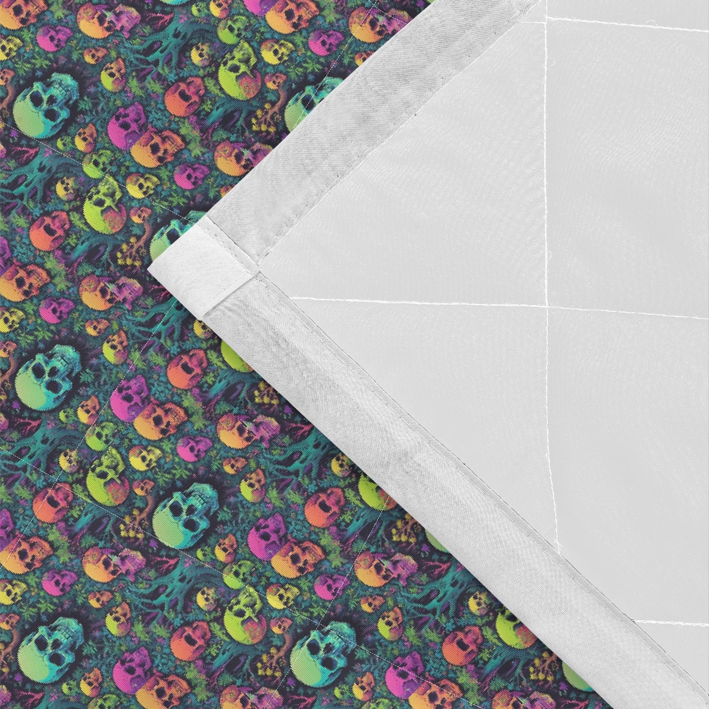 Trippy Skulls Quilt Bedding Set - DeRose Seasonal