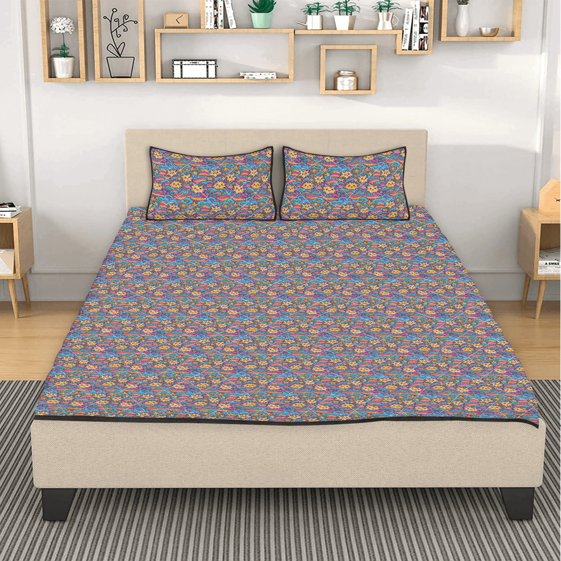 Squishy Stars Quilt Bedding Set - DeRose Seasonal