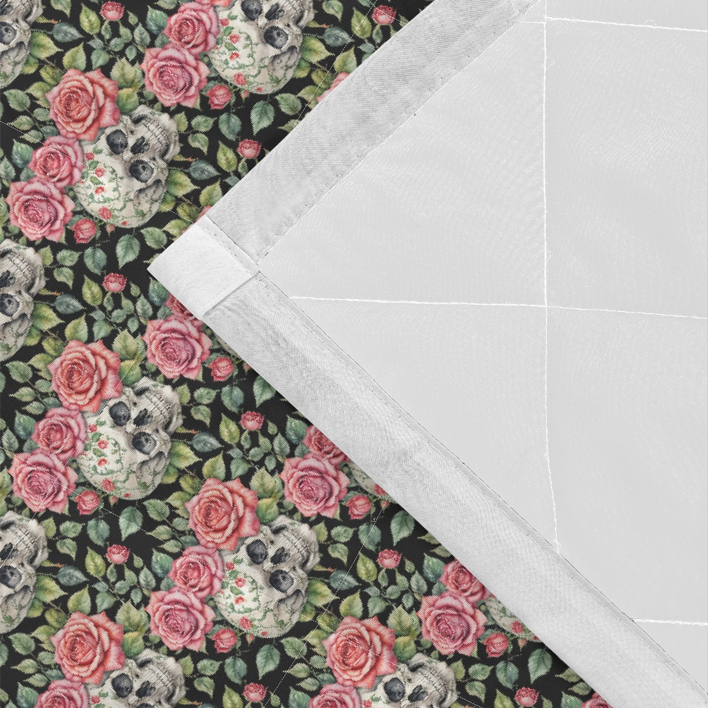 Pink Skulls Quilt Bedding Set - DeRose Seasonal