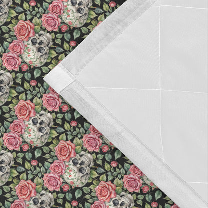 Pink Skulls Quilt Bedding Set - DeRose Seasonal