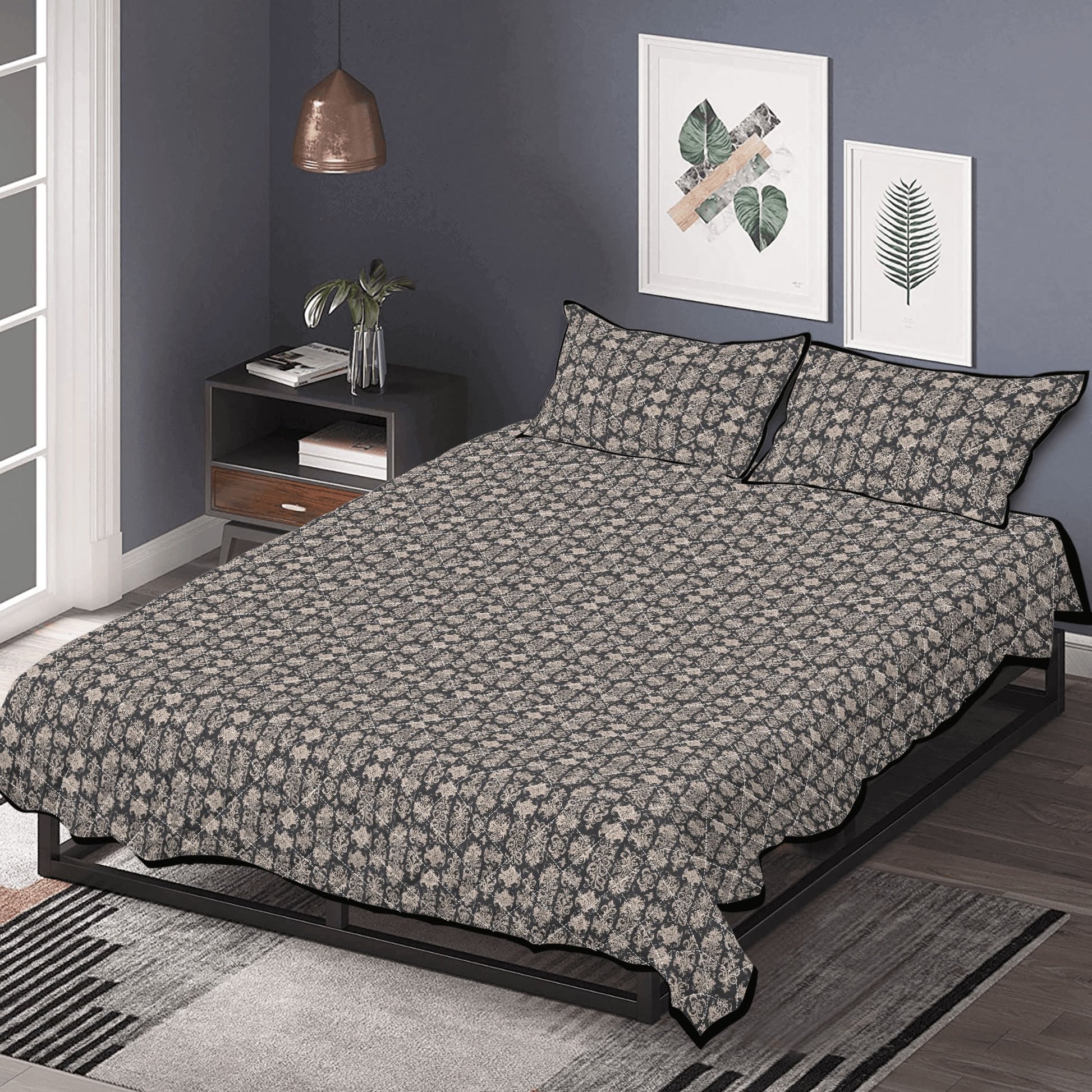 Gothic Emblem Quilt Bedding Set - DeRose Seasonal
