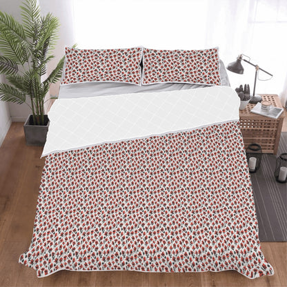 Floral Fire Quilt Bedding Set - DeRose Seasonal