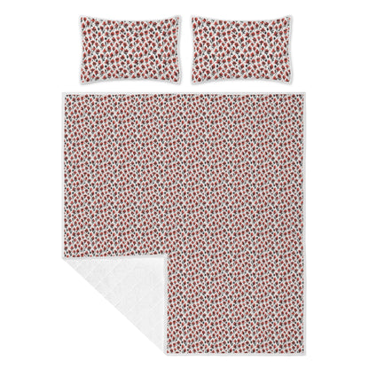 Floral Fire Quilt Bedding Set - DeRose Seasonal