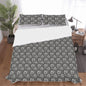 Black and White Bloom Quilt Bedding Set - DeRose Seasonal