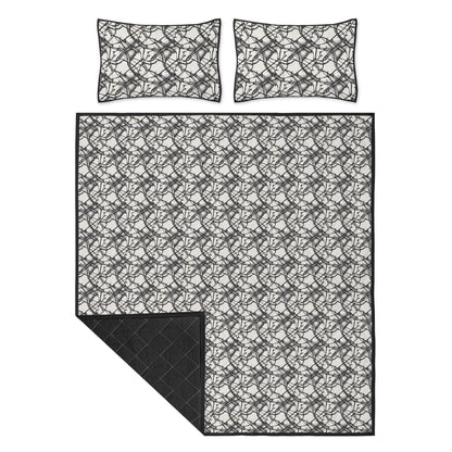 Floral Ink Quilt Bedding Set - DeRose Seasonal