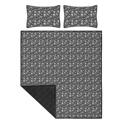 Flying Skulls Quilt Bedding Set - DeRose Seasonal