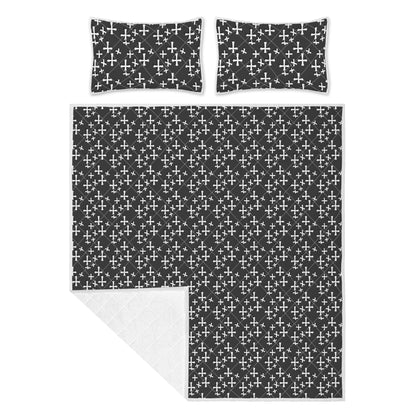 Little Crosses Quilt Bedding Set - DeRose Seasonal