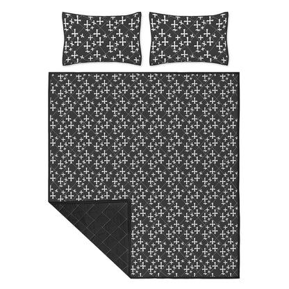 Little Crosses Quilt Bedding Set - DeRose Seasonal