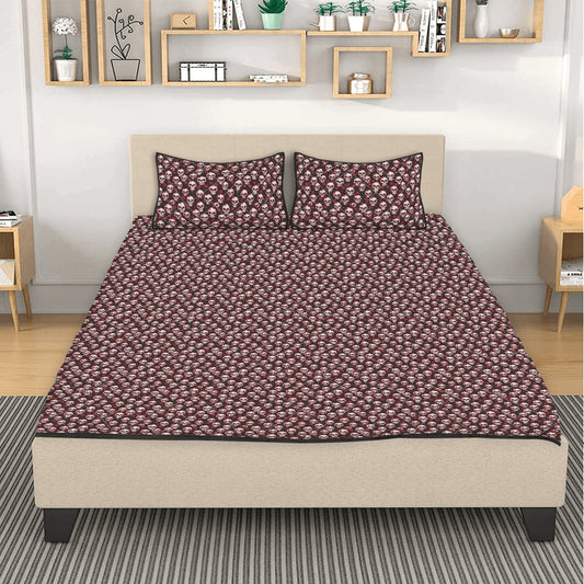 Tiny Love Skulls Quilt Bedding Set - DeRose Seasonal