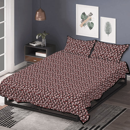 Tiny Love Skulls Quilt Bedding Set - DeRose Seasonal