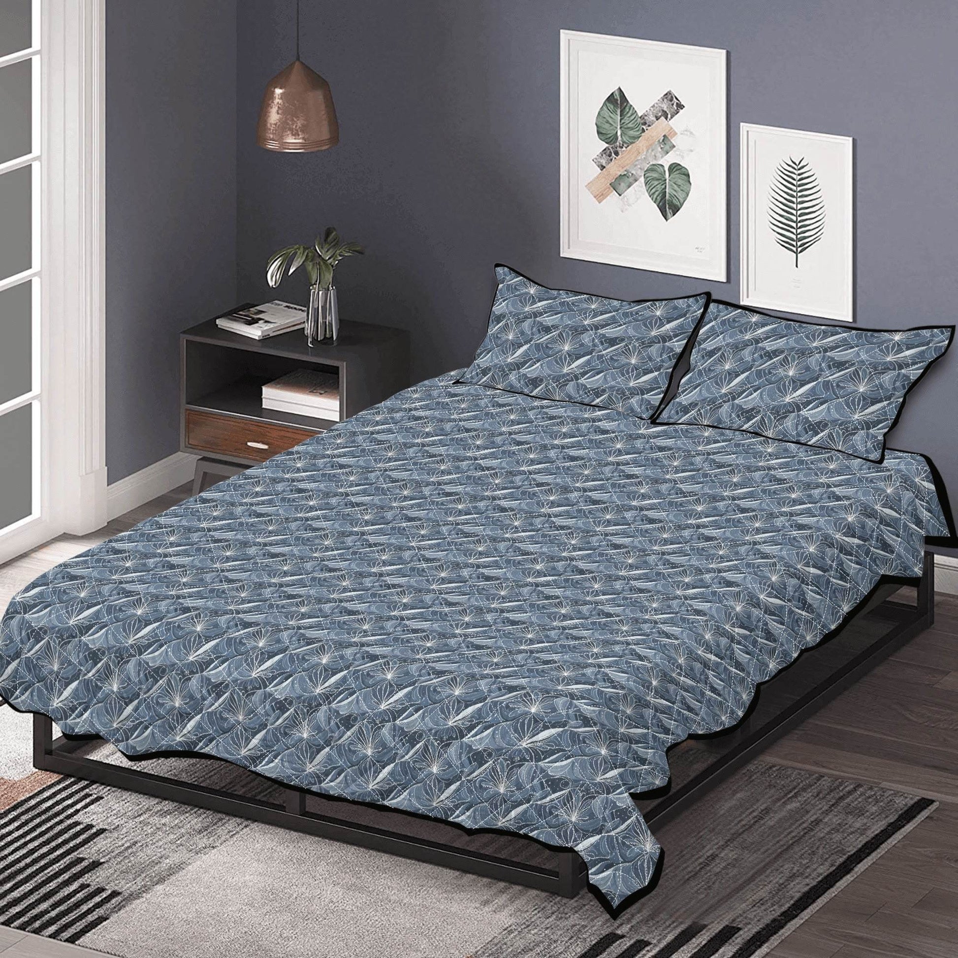 Cold Wind Quilt Bedding Set - DeRose Seasonal