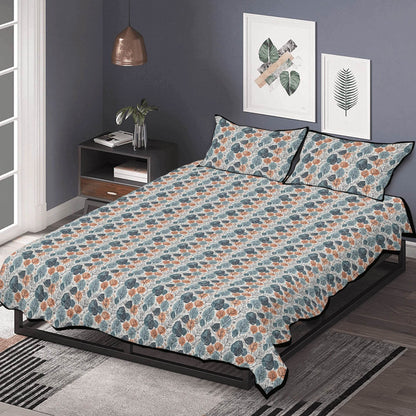 Freezing Leaves Quilt Bedding Set - DeRose Seasonal