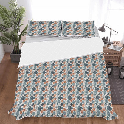 Freezing Leaves Quilt Bedding Set - DeRose Seasonal