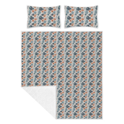 Freezing Leaves Quilt Bedding Set - DeRose Seasonal