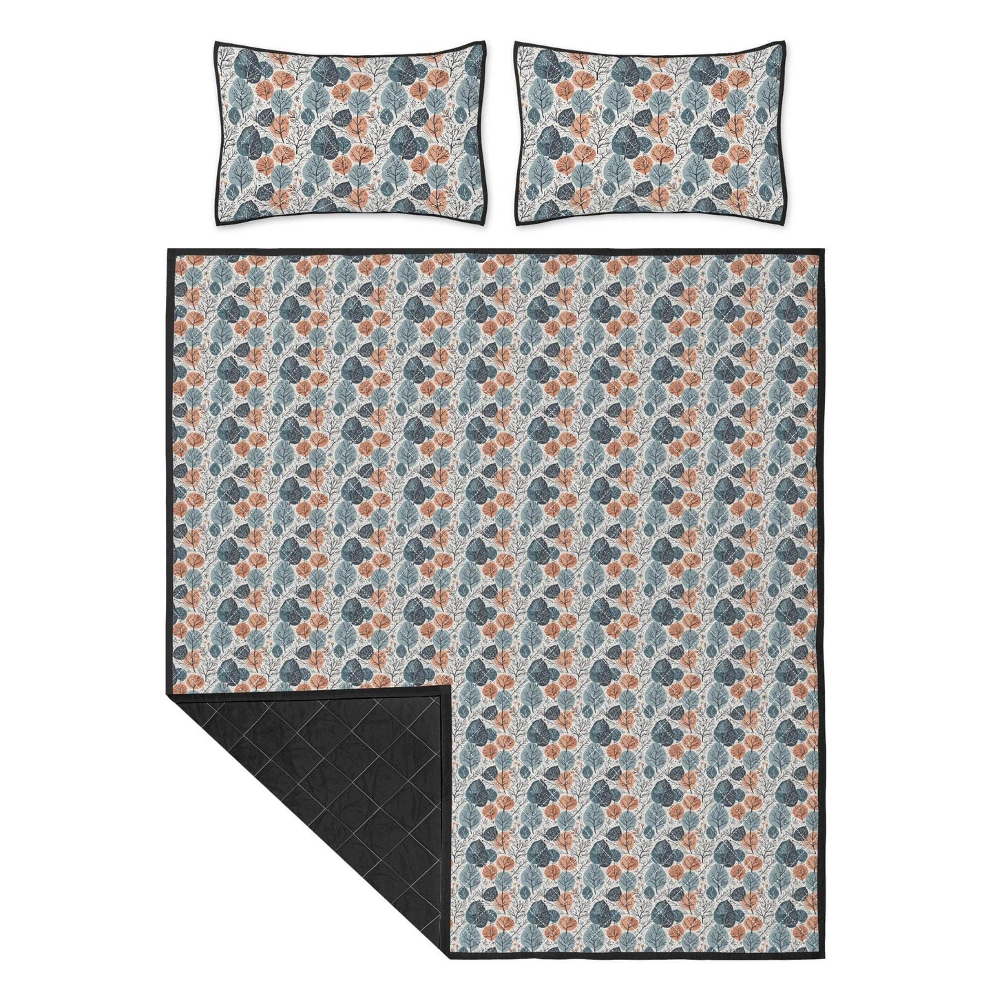 Freezing Leaves Quilt Bedding Set - DeRose Seasonal
