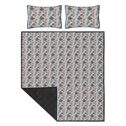 Freezing Leaves Quilt Bedding Set - DeRose Seasonal