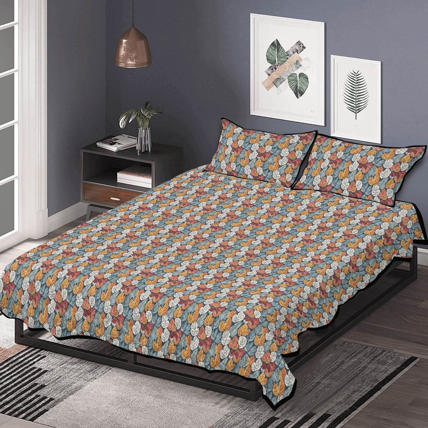 Fall Into Winter Quilt Bedding Set - DeRose Seasonal