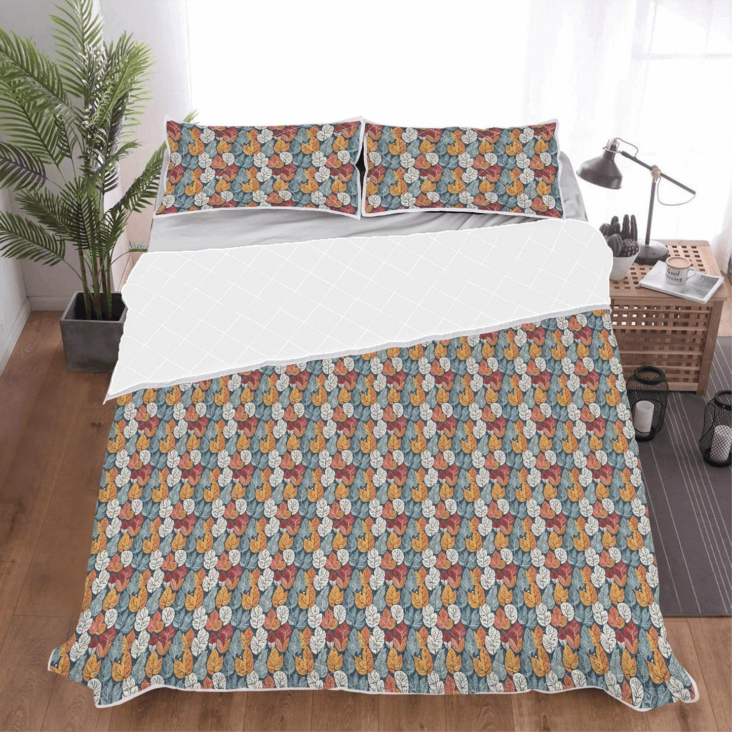 Fall Into Winter Quilt Bedding Set - DeRose Seasonal
