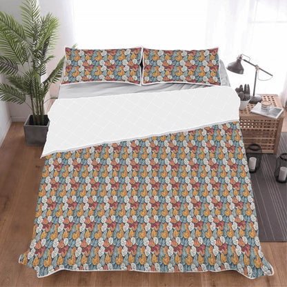 Fall Into Winter Quilt Bedding Set - DeRose Seasonal