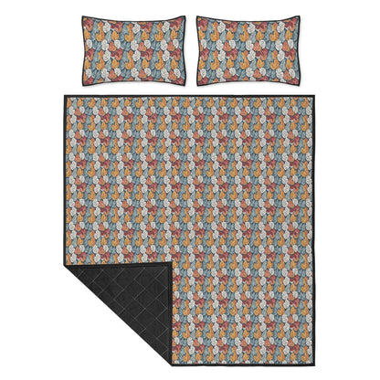 Fall Into Winter Quilt Bedding Set - DeRose Seasonal
