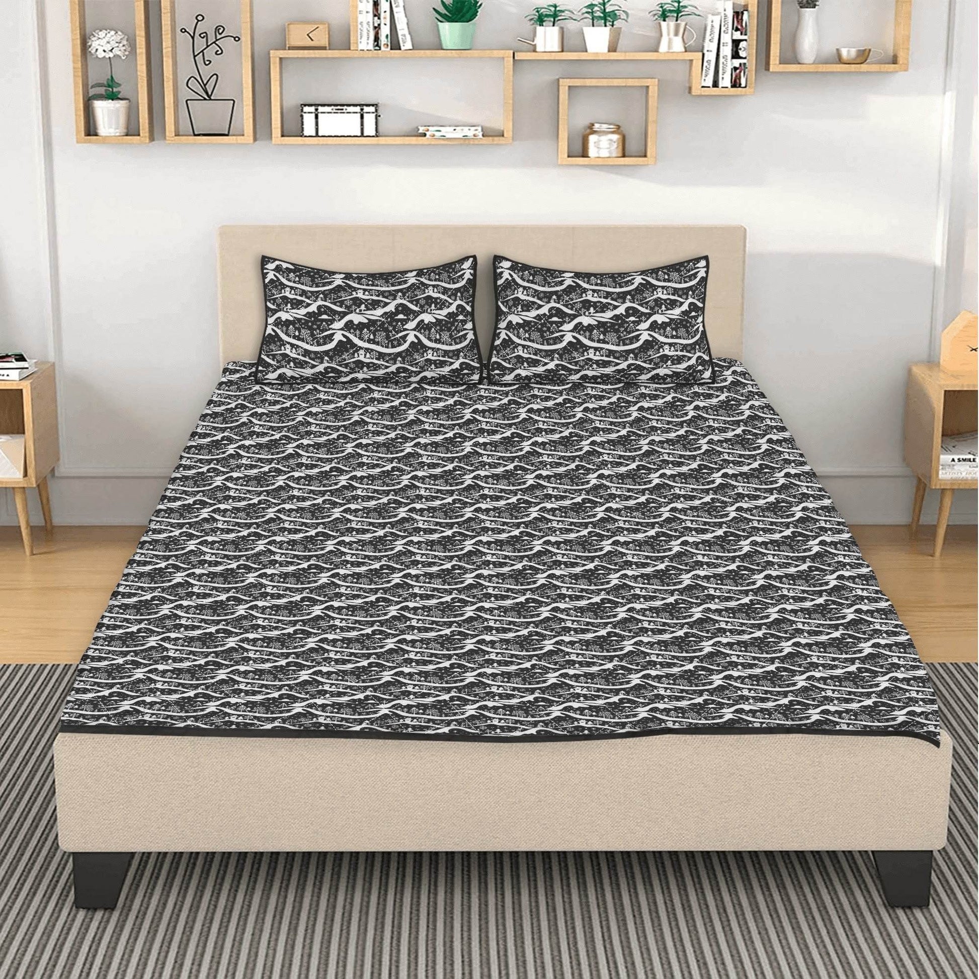 Winter Town Quilt Bedding Set - DeRose Seasonal