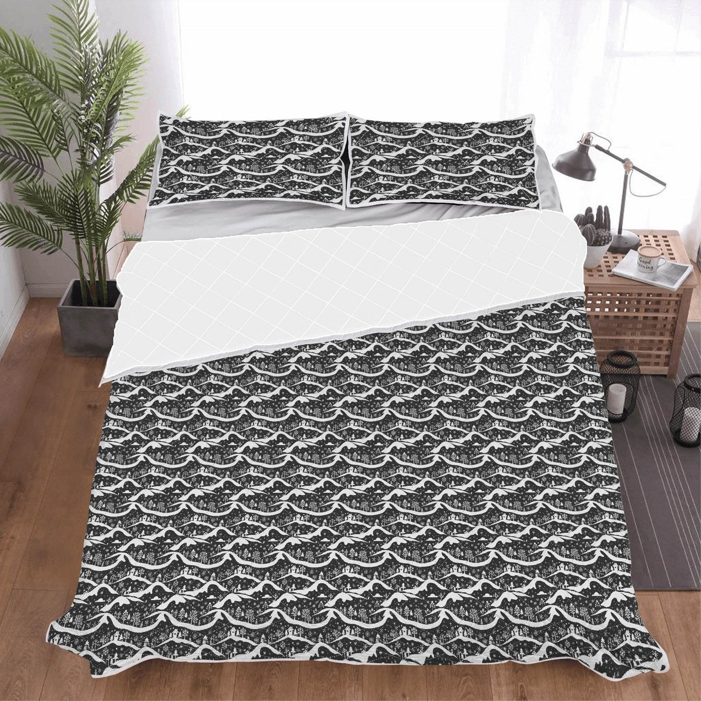 Winter Town Quilt Bedding Set - DeRose Seasonal