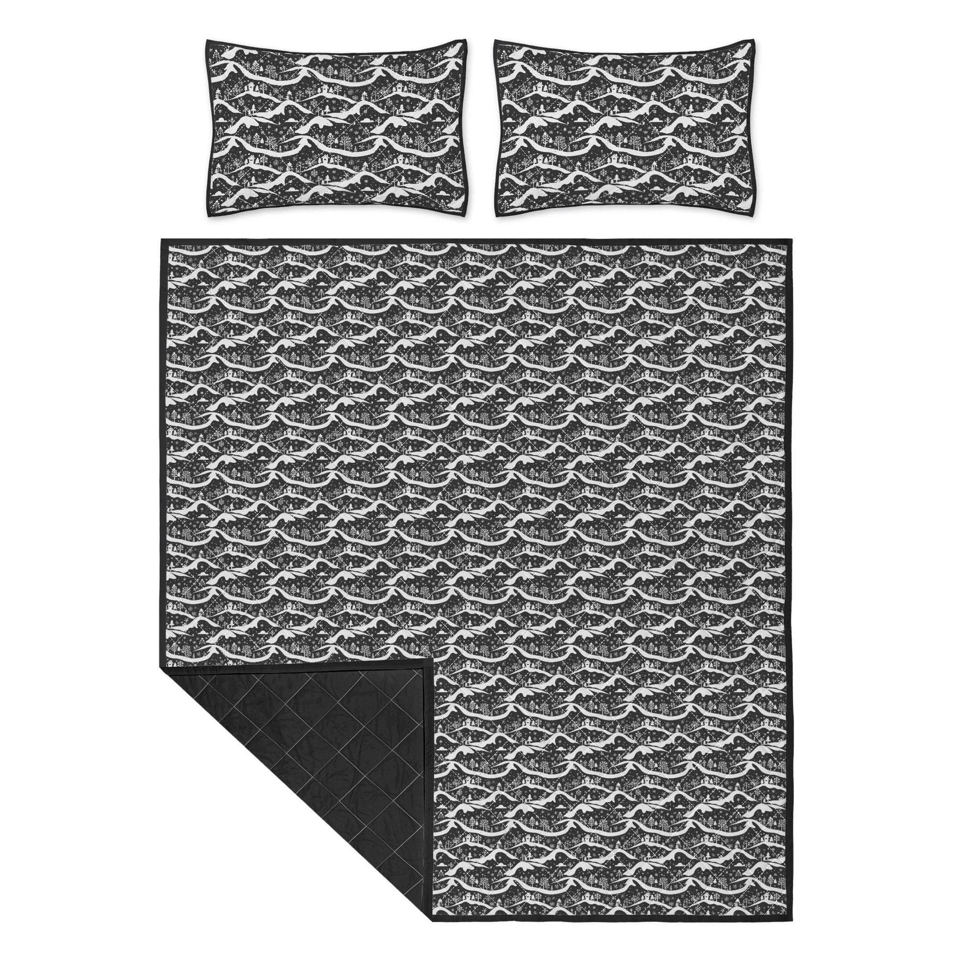 Winter Town Quilt Bedding Set - DeRose Seasonal