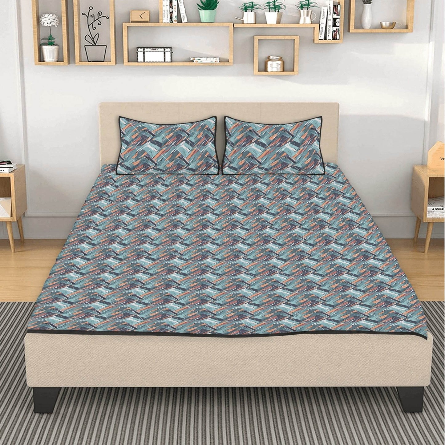 Abstract Breeze Quilt Bedding Set - DeRose Seasonal
