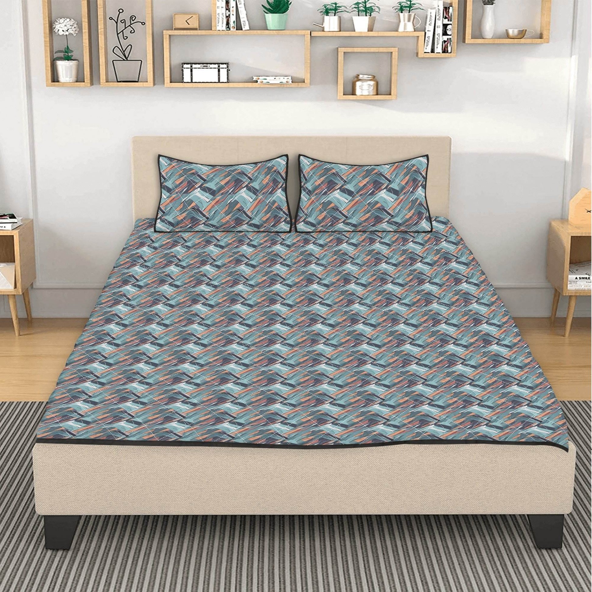 Abstract Breeze Quilt Bedding Set - DeRose Seasonal