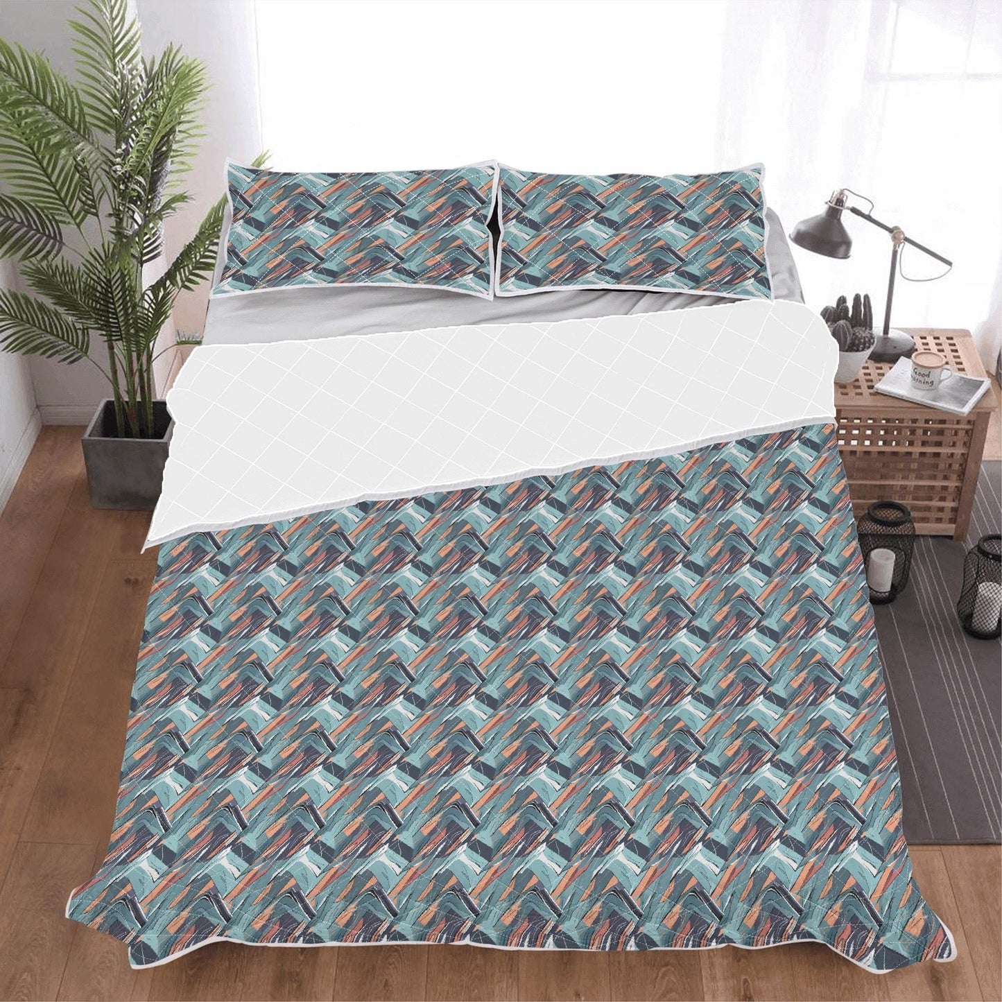 Abstract Breeze Quilt Bedding Set - DeRose Seasonal