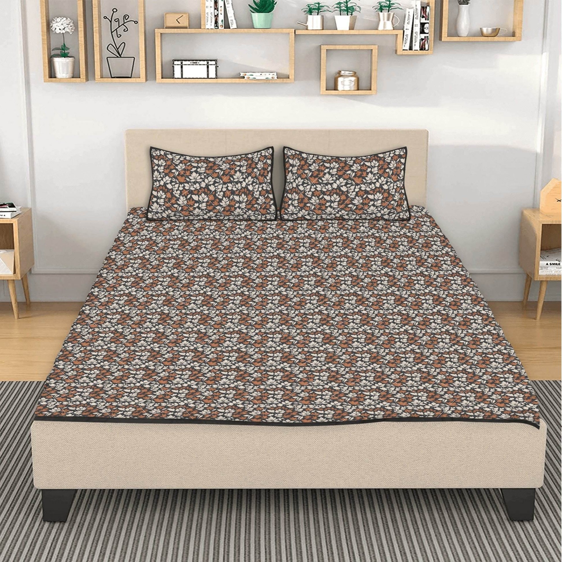 Dark Autumn Quilt Bedding Set - DeRose Seasonal