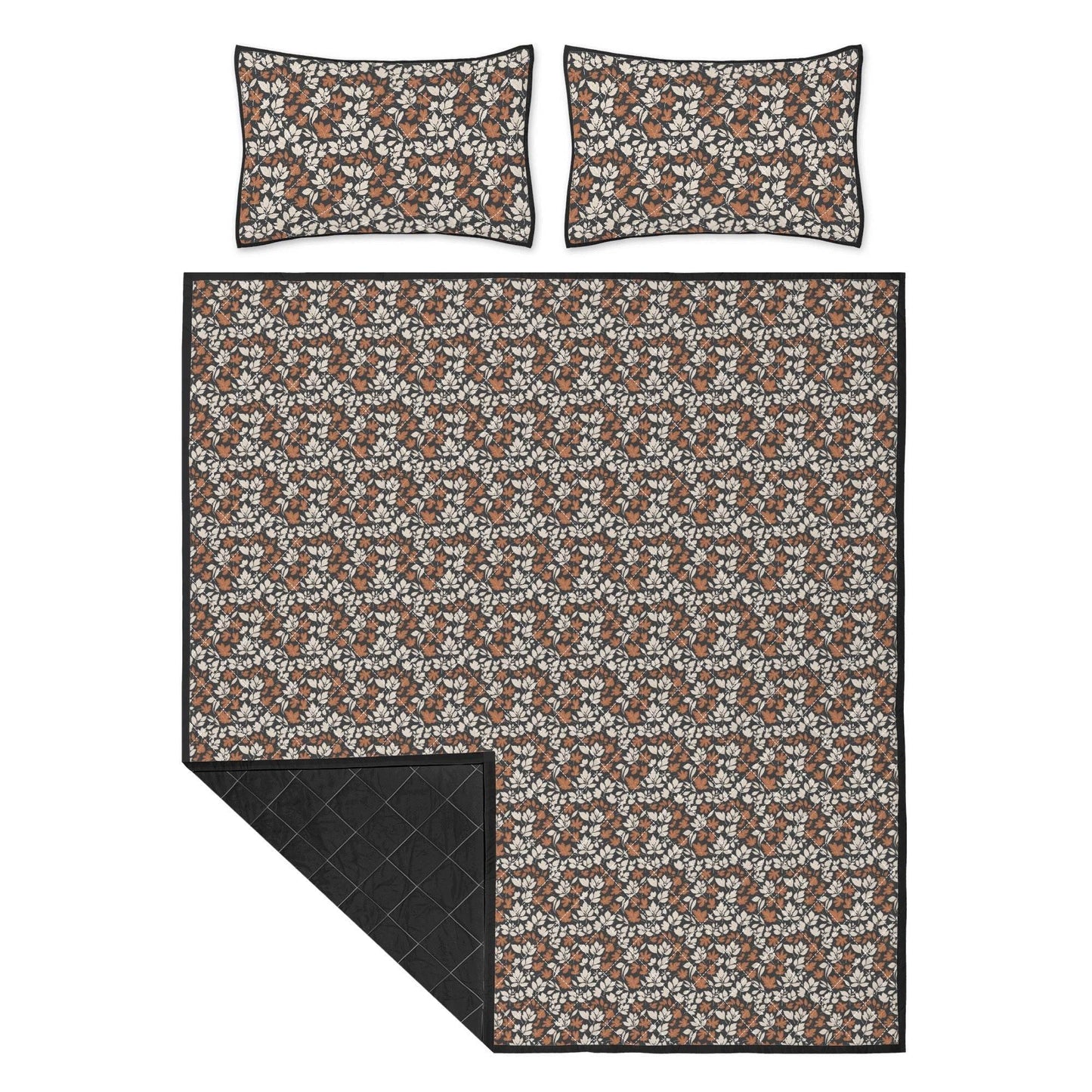 Dark Autumn Quilt Bedding Set - DeRose Seasonal