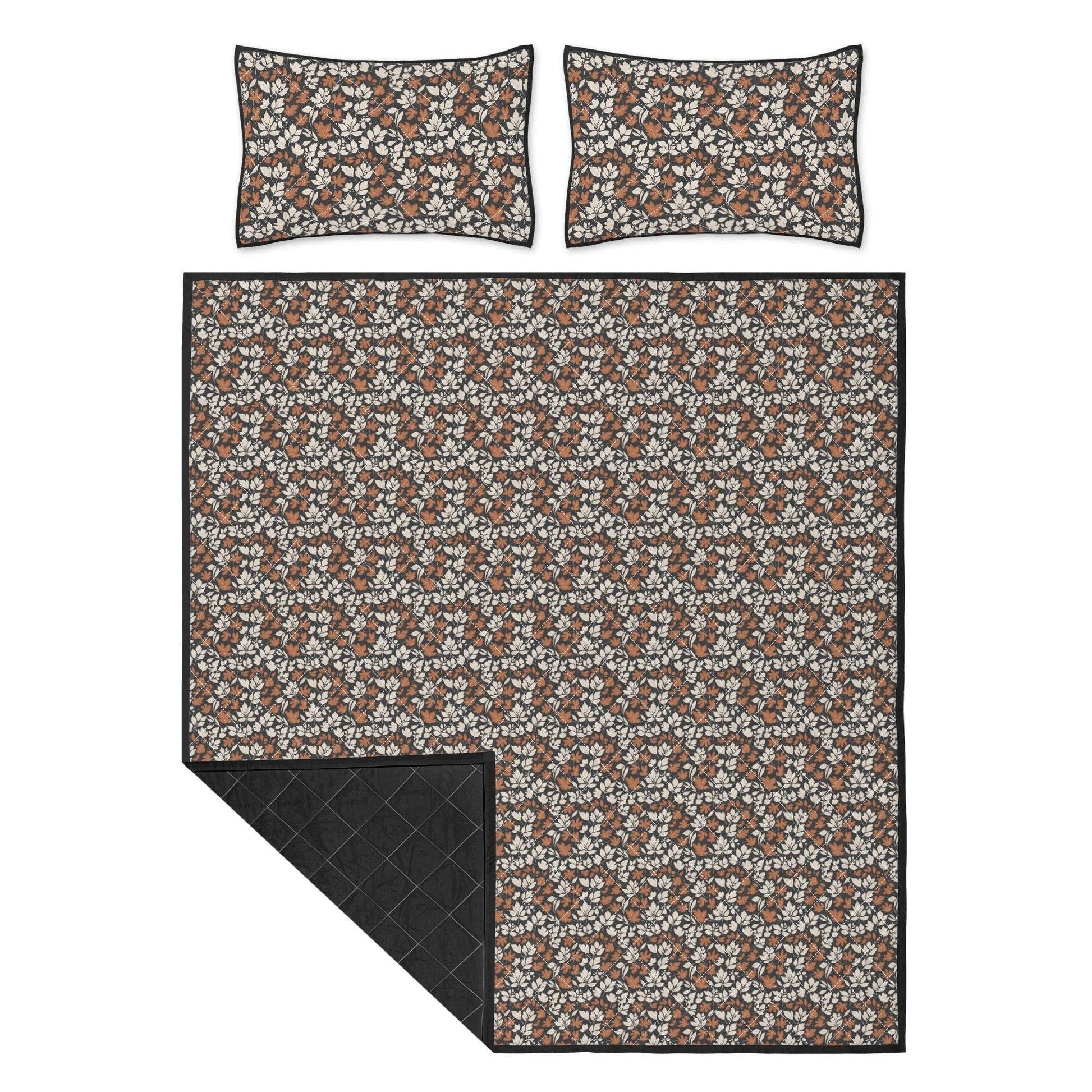 Dark Autumn Quilt Bedding Set - DeRose Seasonal