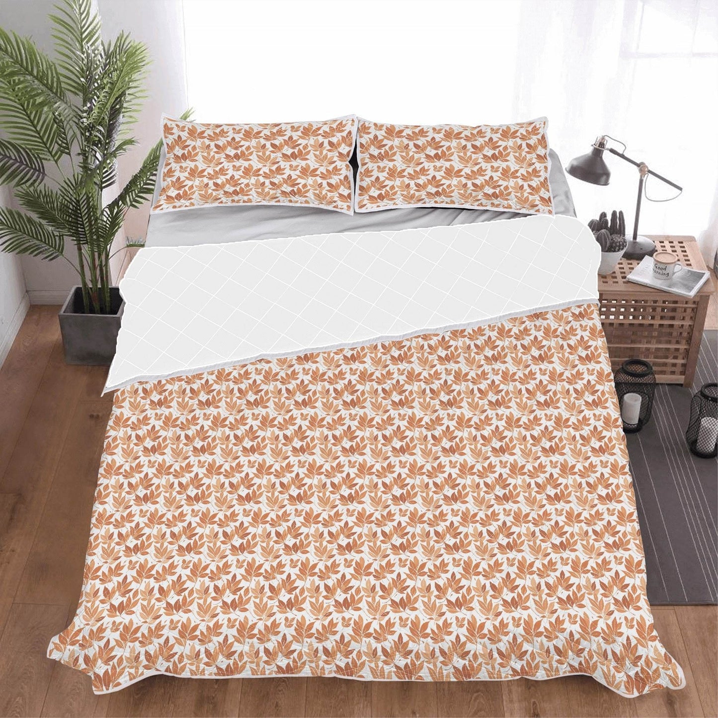 Autumn Leaves Quilt Bedding Set - DeRose Seasonal