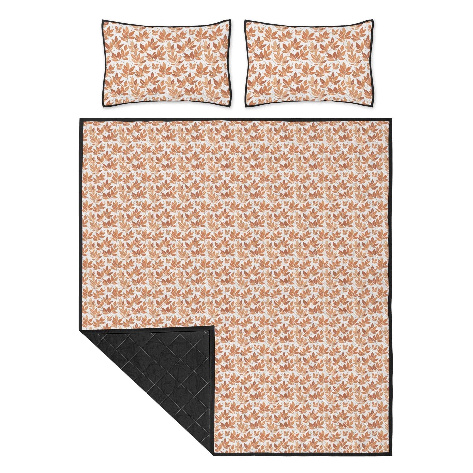 Autumn Leaves Quilt Bedding Set - DeRose Seasonal