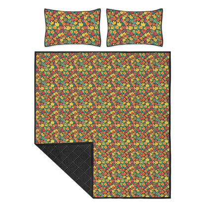 Colorful Leaves Quilt Bedding Set - DeRose Seasonal