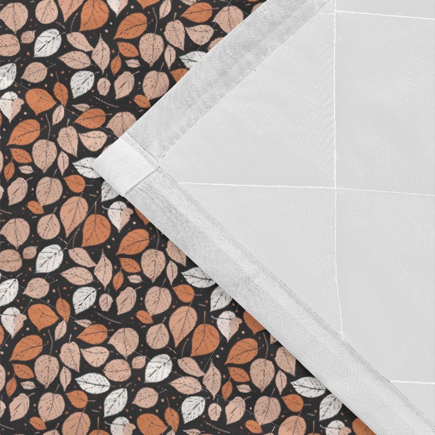 Dark Leaves Quilt Bedding Set - DeRose Seasonal