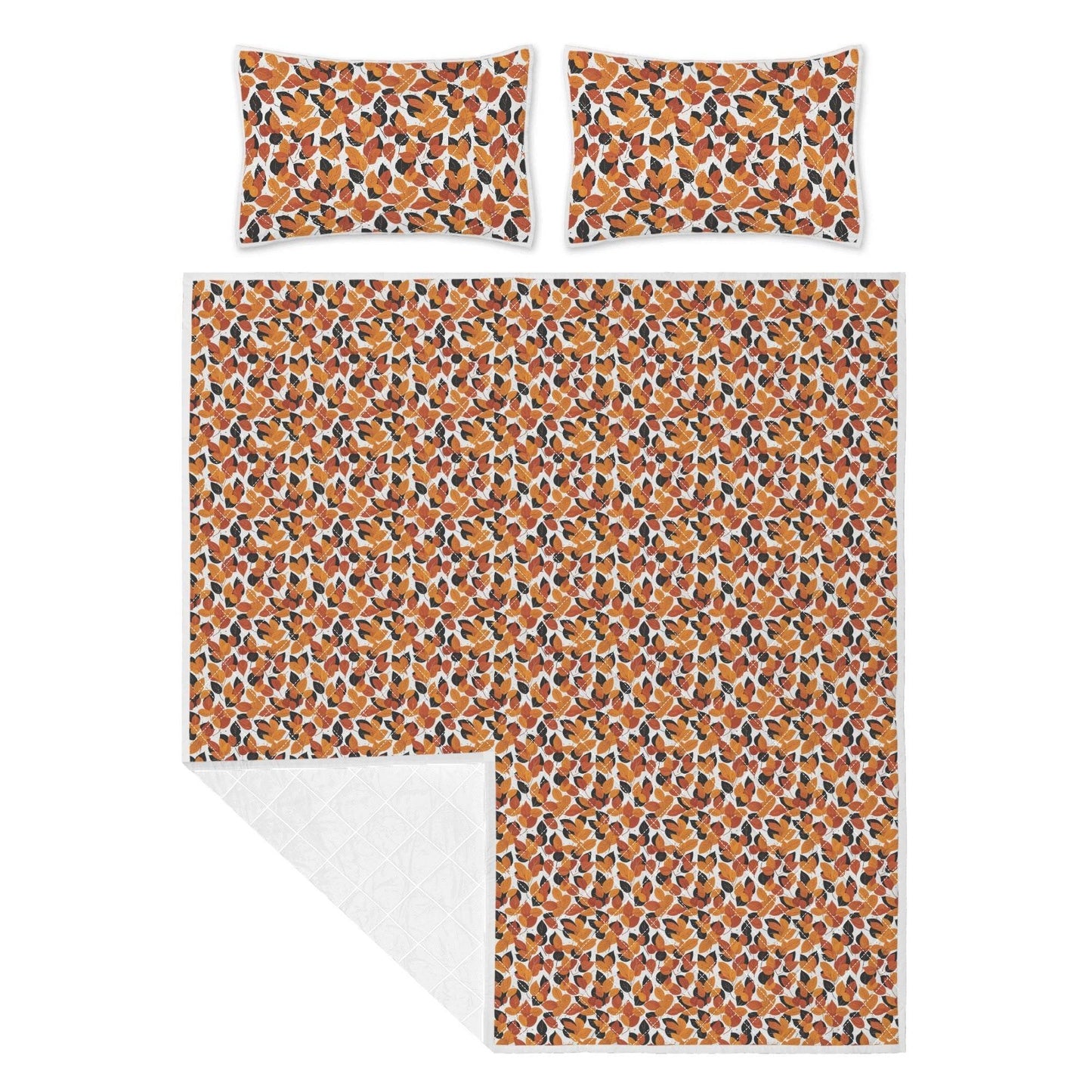 Red Autumn Quilt Bedding Set - DeRose Seasonal