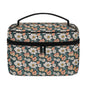 Tulips and Daisys Leather Cosmetic Bag