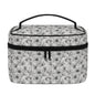 Neutral Spring Leather Cosmetic Bag