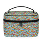 Fun of a Beach Leather Cosmetic Bag