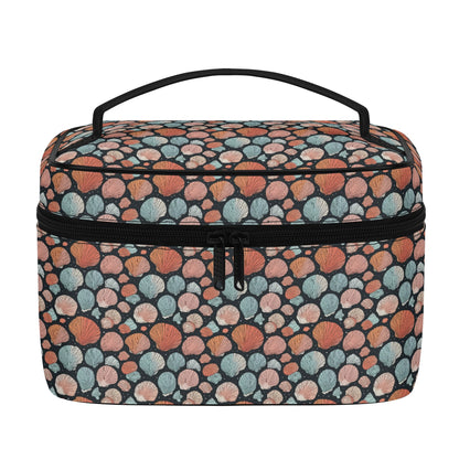 Big Shells Leather Cosmetic Bag